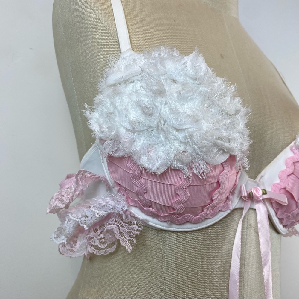 Handmade Pink Cupcake Rave Bra - Picture 4 of 16